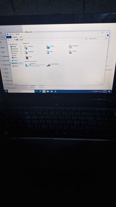 Leptop Acer intel Pentium Dual core T450