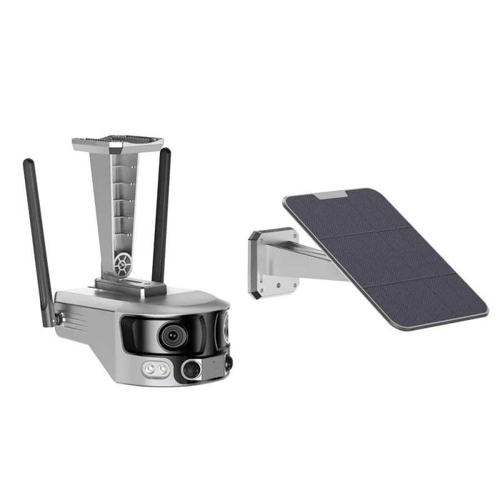 Camera de Supraveghere WiFi, Panoramica TSS-Y6-W,cu Panou Solar