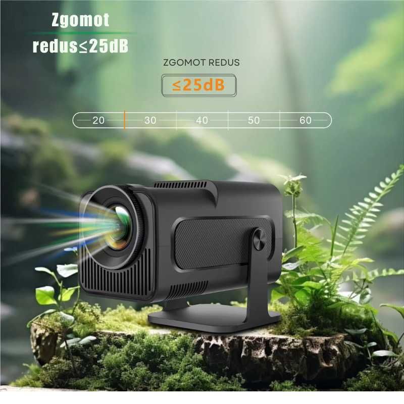 Videoproiector FULL HD, Nou, 10000lm,BT,WIFI,Difuzor, Proiectie 6m,NOU