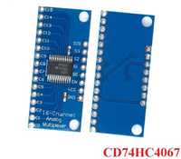 Пакет 10 броя CD74HC4067 1:16 multiplexer за Arduino проекти