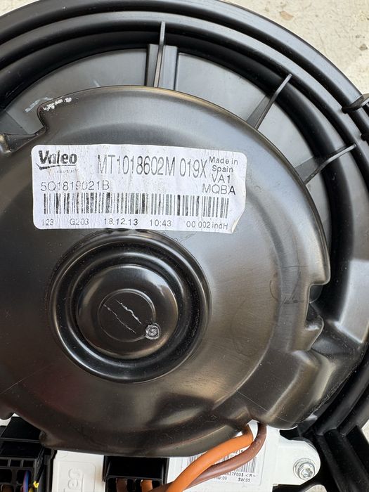 Aeroterma motoras Volkswagen Golf 7 Seat Leon 3 5F Skoda Octavia 3