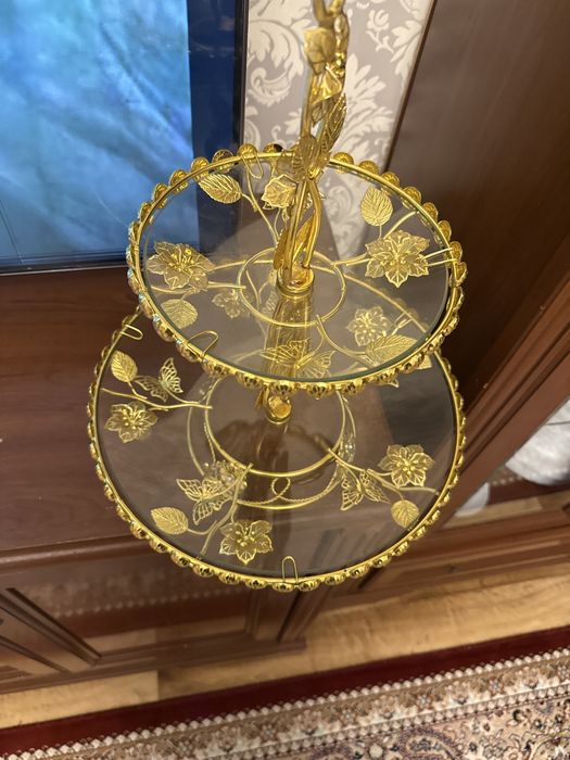 Этажерка из стекла  для стола