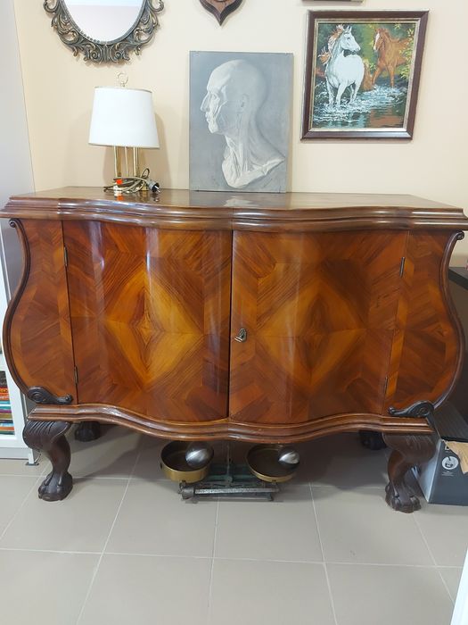 Отличен, античен ,ретро,винтидж скрин/ шкаф / комод