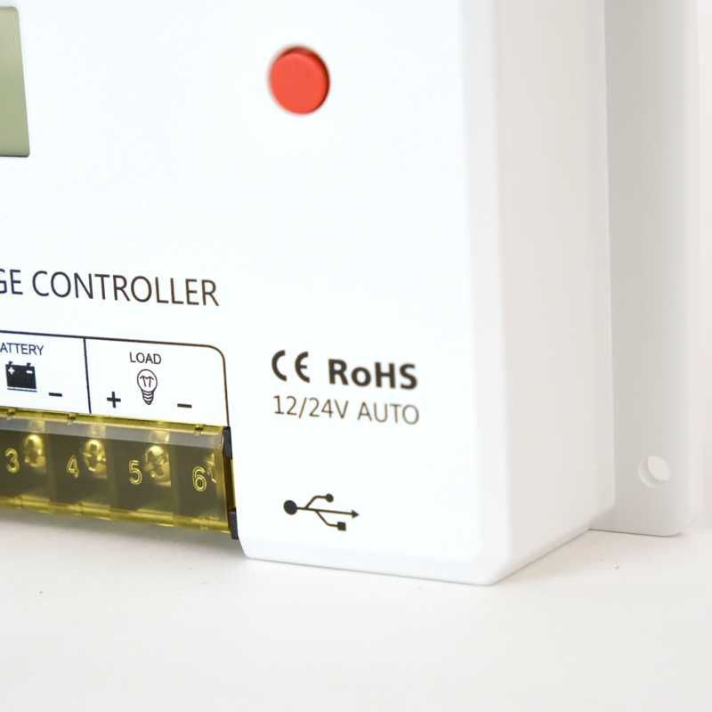 MPPT контролер и зарядно за батерии 12/24v 30A и 40A Чисто нов