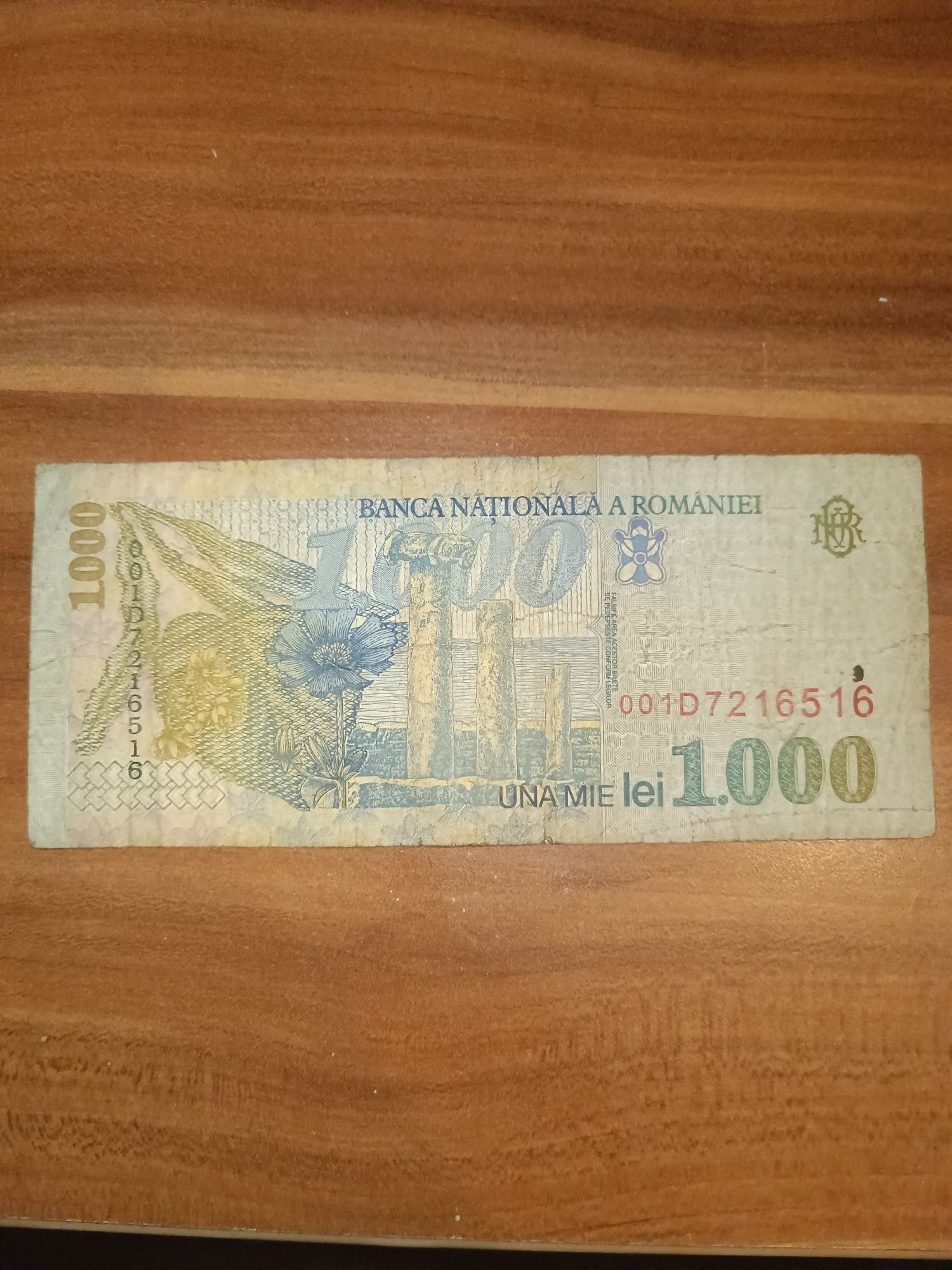 Bancnotă 1000 de lei din 1998