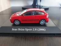 Macheta SEAT IBIZA SPORT 2.0 2006  - Ixo/Altaya, 1/43, noua.