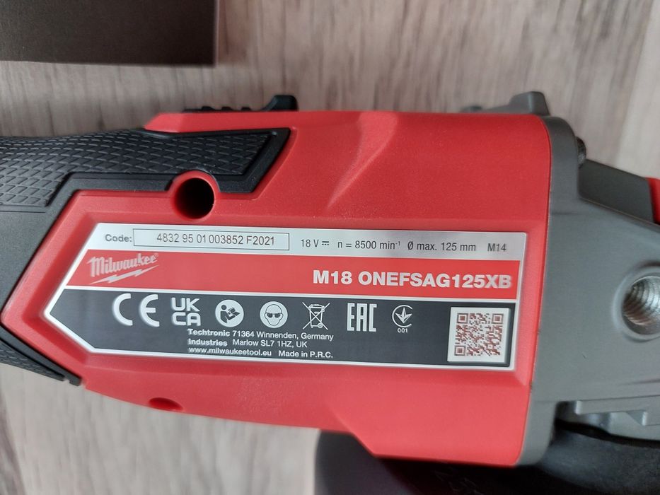 Flex milwaukee M18 ONEFSAG125XB, rapid stop, onekey, nou