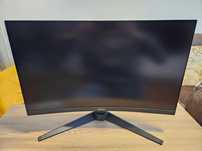 Извит монитор 27" ASUS TUF Gaming VG27VH1B - В гаранция до 06.2026г.