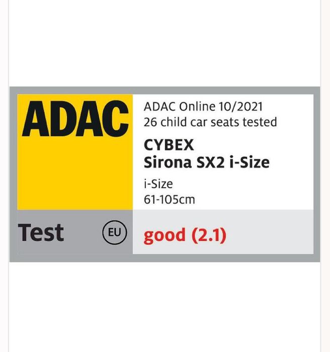 Cybex Siona 60-105 sm