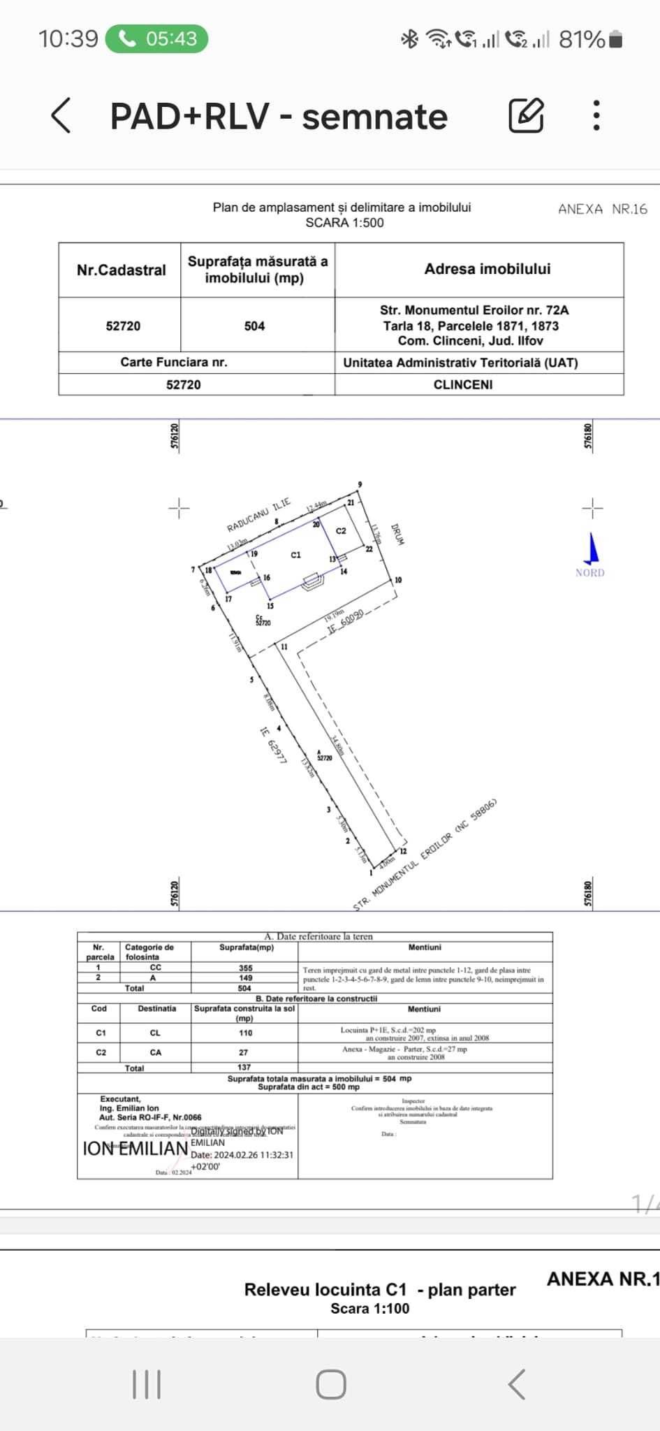 Vand casa P+1 , 202mp,constructie pe structura de lemn ,Clinceni