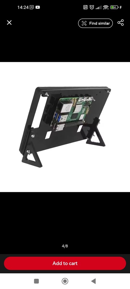 Display LCD/ecran 7 inch touchscreen Raspberry Pi Windows PC