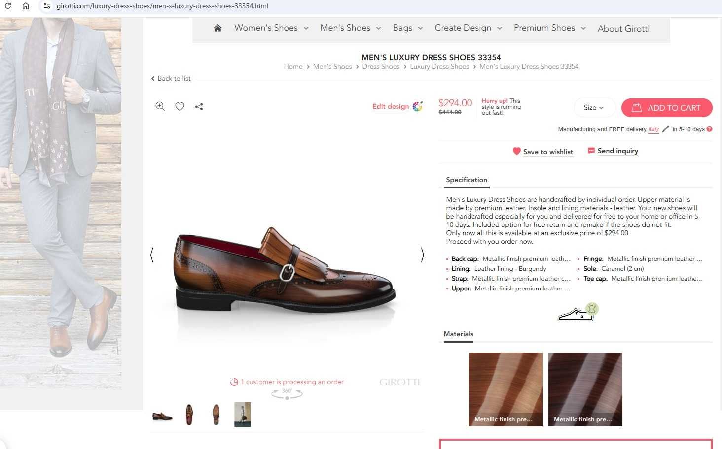 Pantofi loafer 43 43.5 de lux lucrati manual GIROTTI NOI piele lustrui