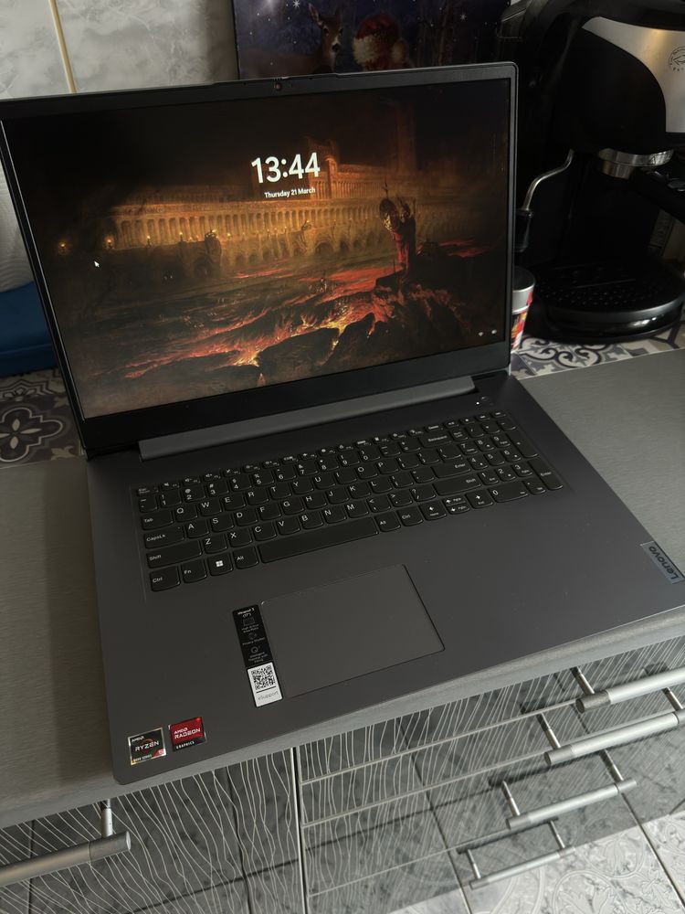 Laptop LENOVO IdeaPad 3 17ALC6 AMD Ryzen 5 5500U 17.3" 8GB 512GB SSD