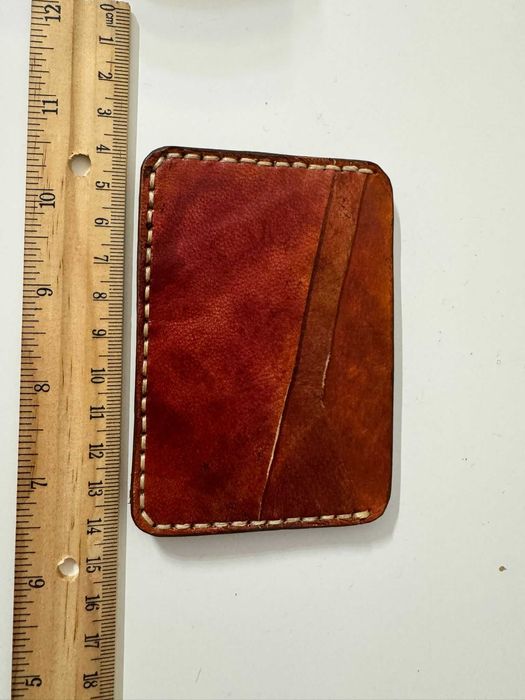 Portcard piele naturala handmade