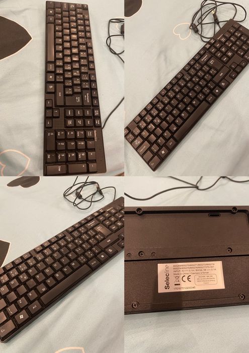 Tastatură Selectline, USB, neagră