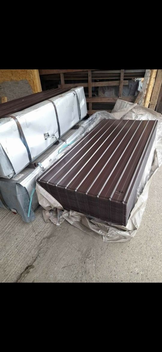 Tabla cutata zincata si colorată