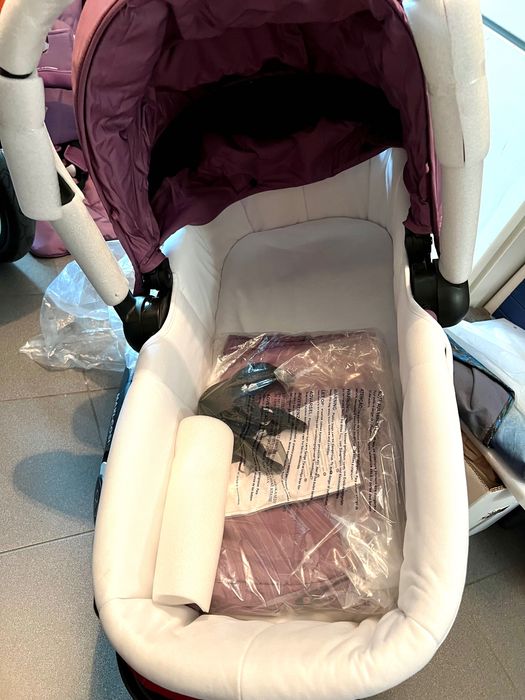 Бебешка количка Foppapedretti Tuo лилава с две приставки