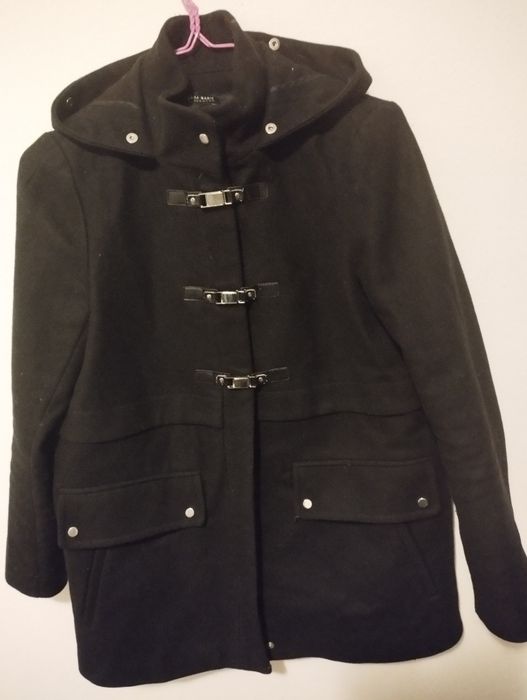 Черно дамско палто MNG, Violeta. Черни палта  Zarа