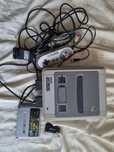 supernintendo snes jucarie cu adaptor si microcard cu multe jocuri