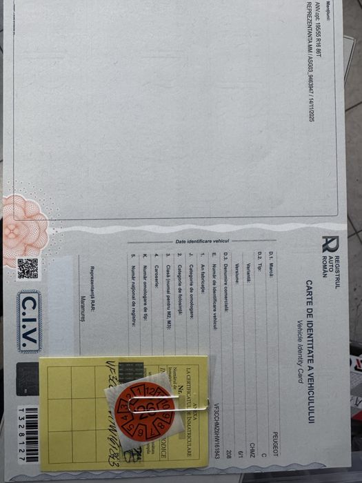 Peugeot 208 an 2018 stare impecabila fara probleme  TVA DEDUCTIBIL