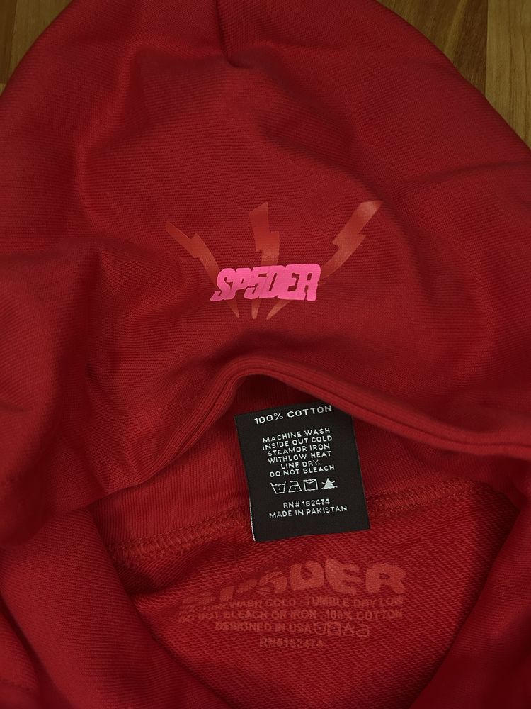 Hanorac Spider / Sp5der Rosu