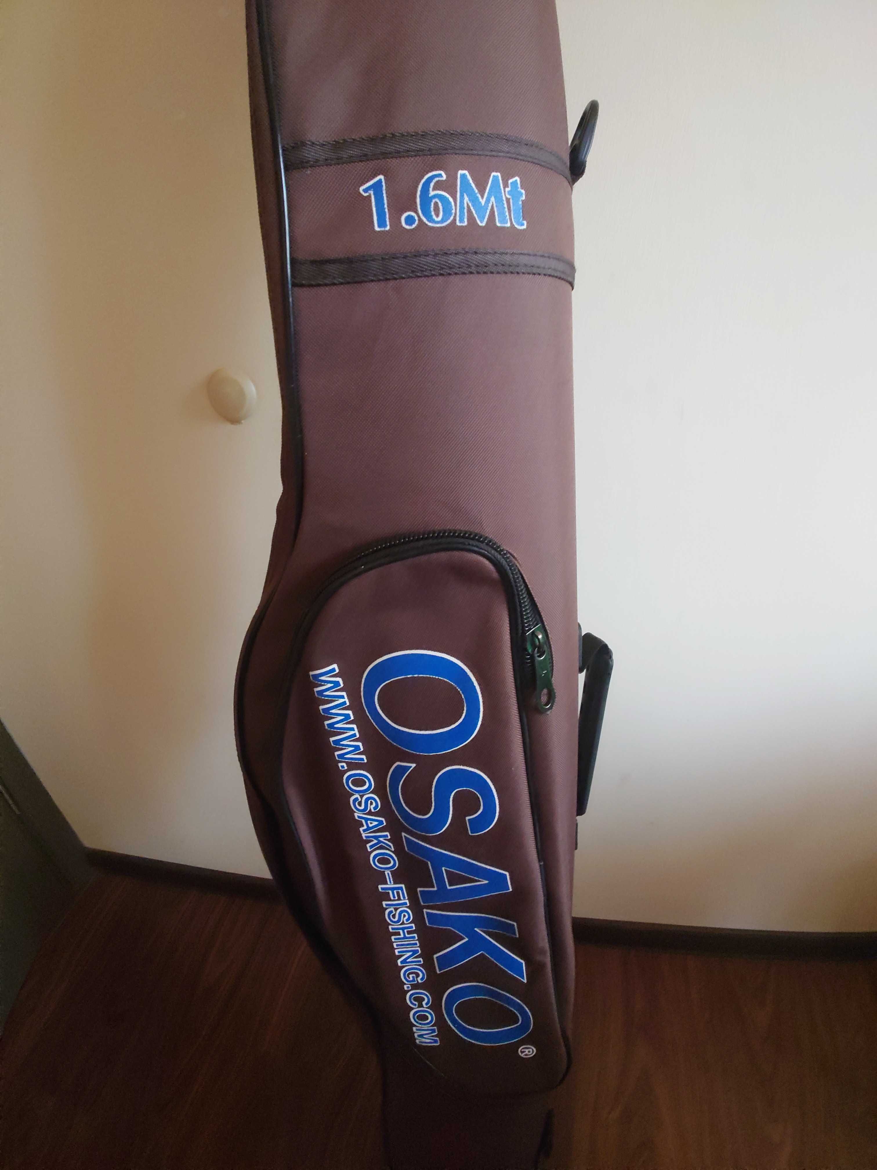 Троен Твърд Калъф за 3 Въдици с Макарите ОСАКО/OSAKO 160cm