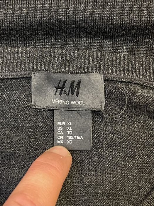 Bluza/pulover barbati 100% lana merino H&M marimea L