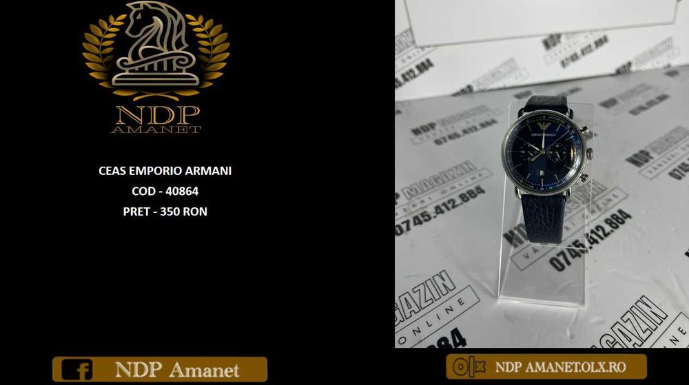 NDP Amanet NON-STOP Bld.Iuliu Maniu 69 CEAS EMPORIO ARMANI (40864)