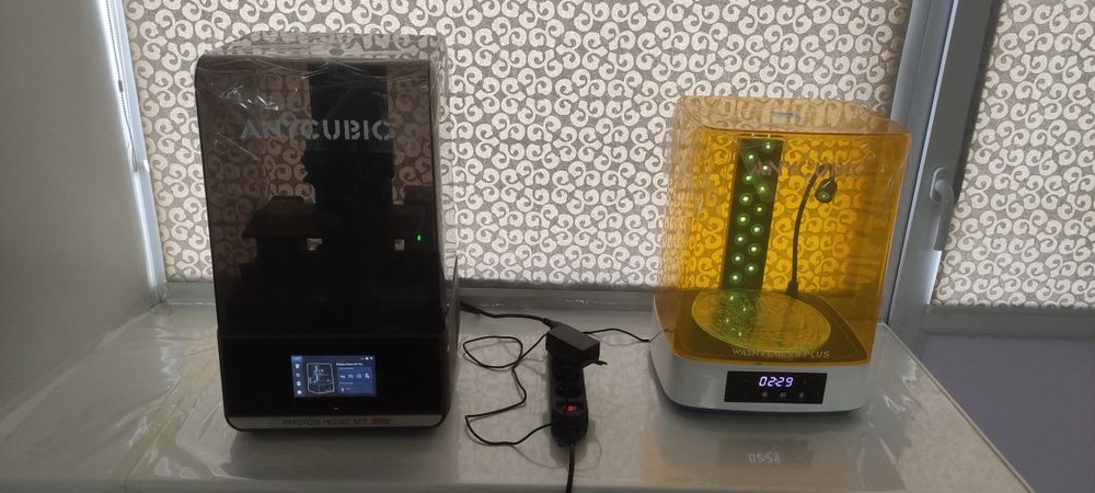 3D принтер Anycubic Photon Mono M7 Pro, Wash & Cure 3 Plus, фотополим