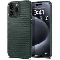 Кейс spigen liquid air за iphone 15 pro abyss green