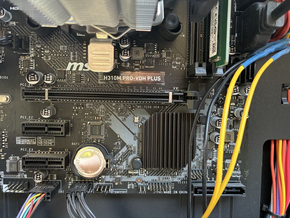 Motherboard MSI H310M Pro-VDH Plus+ i3-9100F+ Zalman S2+ Блок Питания