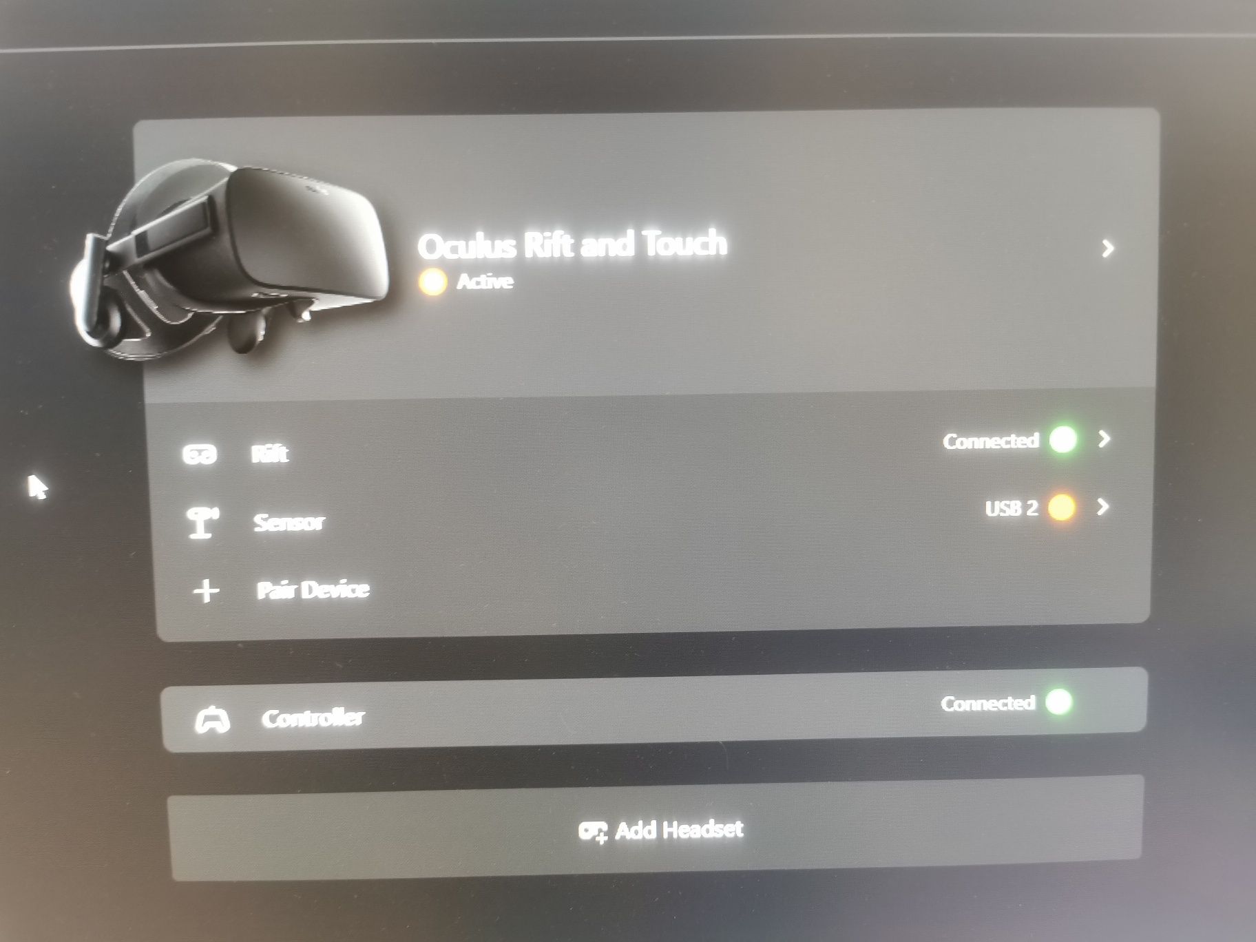 Oculus Rift VR Очила с два контролера и два сензора
