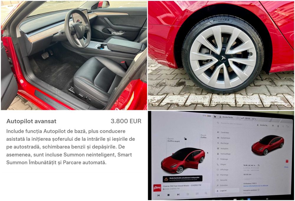 Tesla Model 3 Long Range 4X4 TVA deductibil