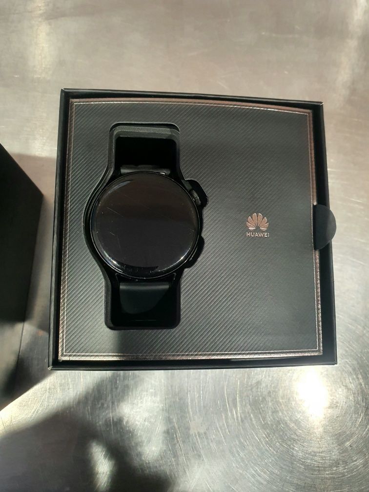 Huawei Watch 3, 46 mm, Silicone Strap, Black.