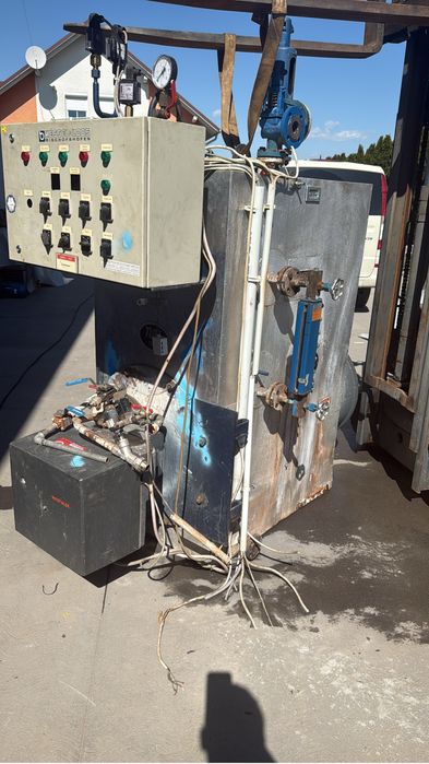 Cazan abur centrala cu arzator pe gaz