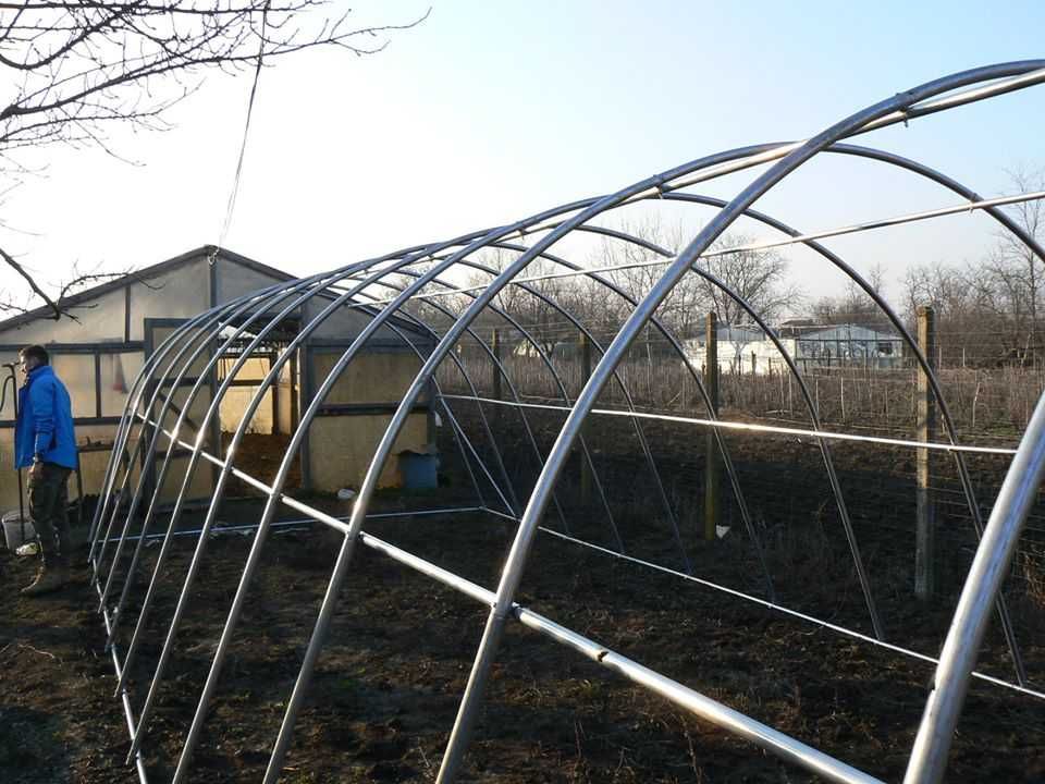 32мм тръби Оранжерия 4х10 м Парник - армиран РЕ 180гр/м2