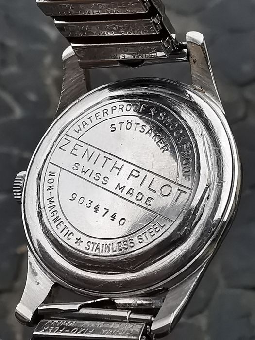 Ceas Zenith Pilot Stellina-Cal.126 5 6 -35 mm- Funcționează Impecabil