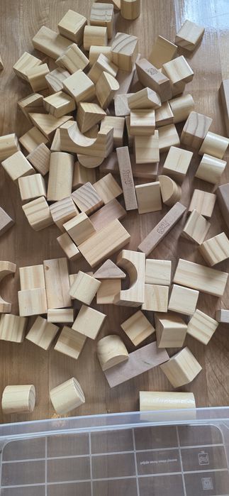 Cuburi lemn constructie + jenga