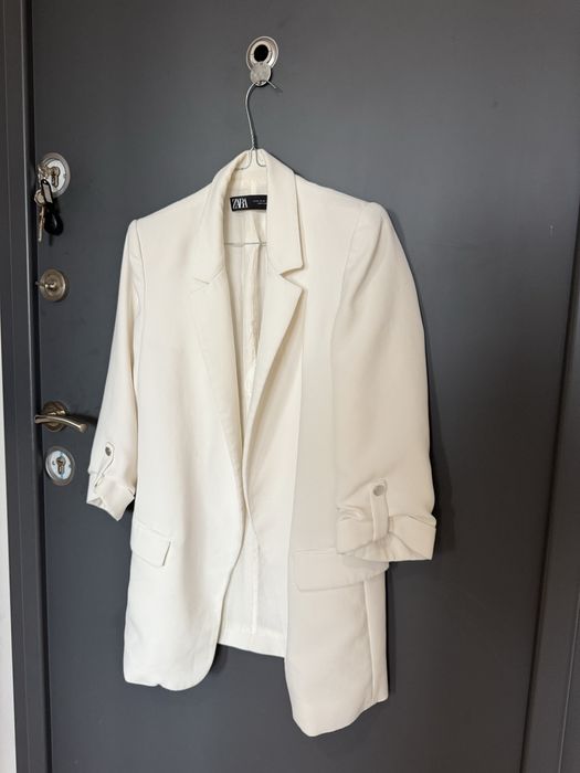 Бяло сако ZARA  xs размер