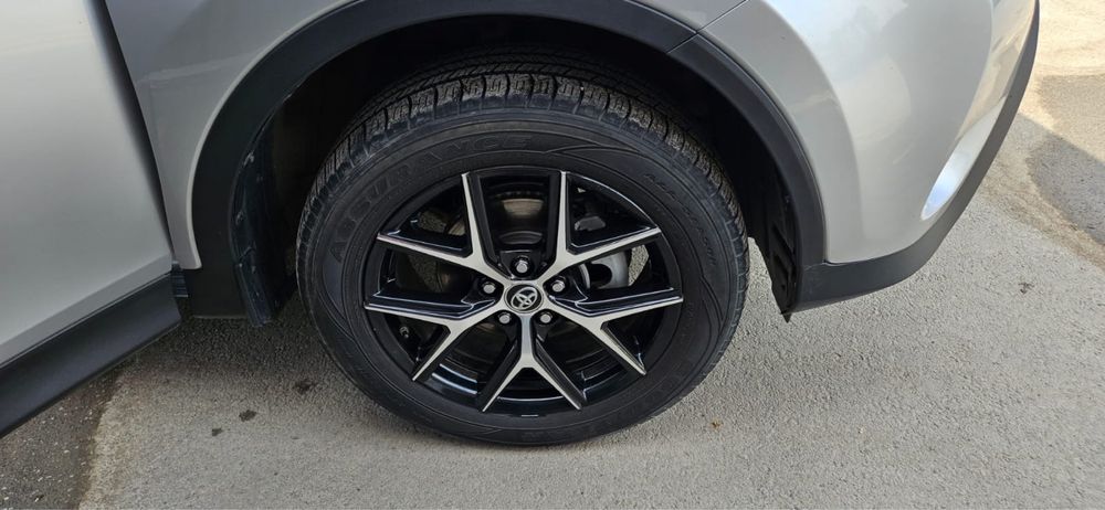 Титановые диски на Tayota Rav4 и зимние шины