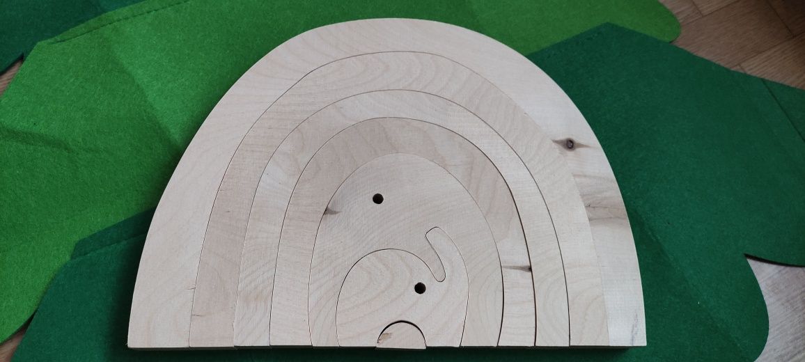 Дървена дъга с уникален дизайн