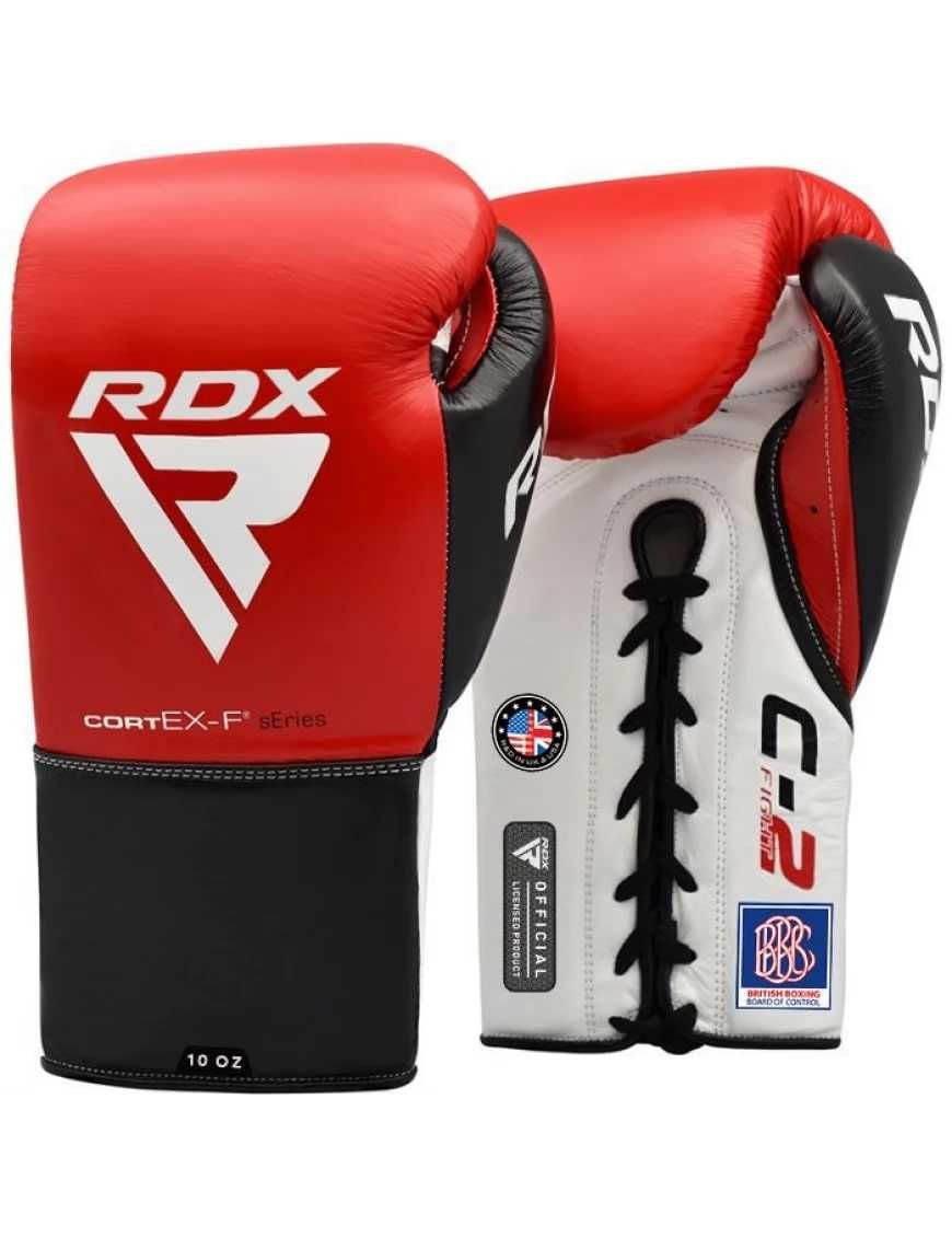 Състезателни боксови ръкавици RDX C2 BBBofC Approved Fight