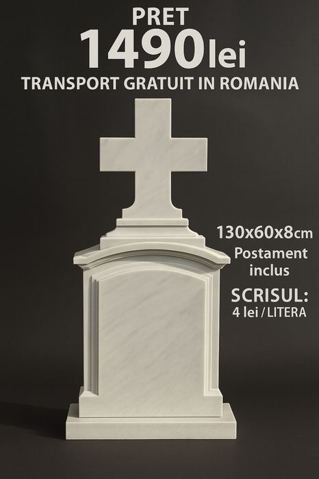 Monumente funerare, transport gratuit oriunde in tara