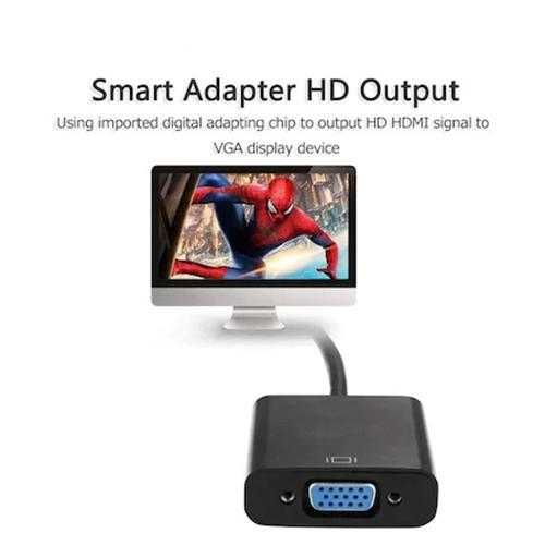 Cablu Adaptor HDMI la VGA cu Cablu Jack 3.5m HDMI tata la VGA mama