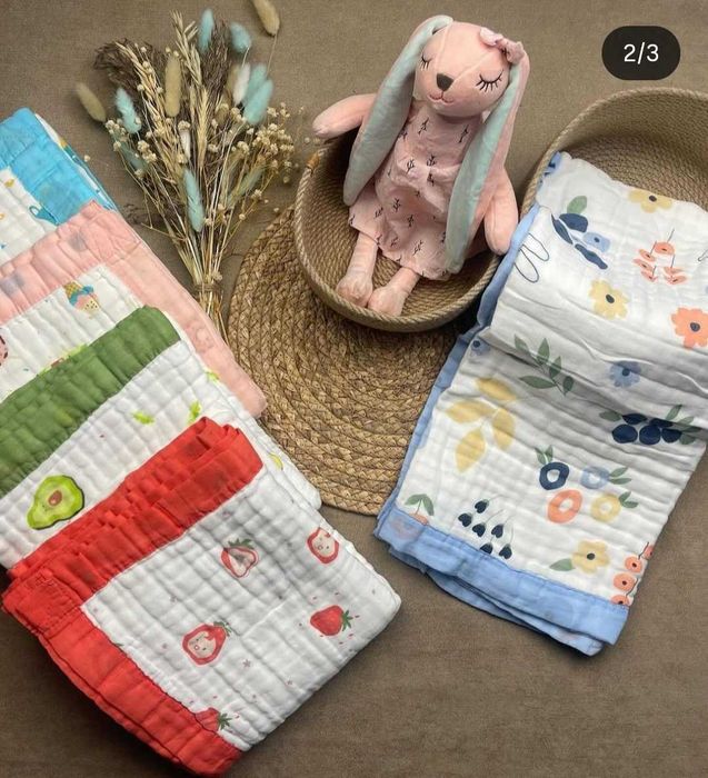 Muslin pled муслинивый плед