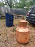 Cazan pentru țuică din cupru la preț de producător
