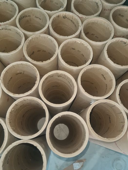 Картонные втулки. Внутренний диаметр 150мм, толщина 12 мм. Ширина 845