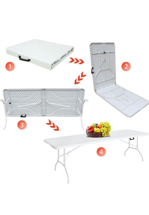 Сгъваема маса 180/74/74