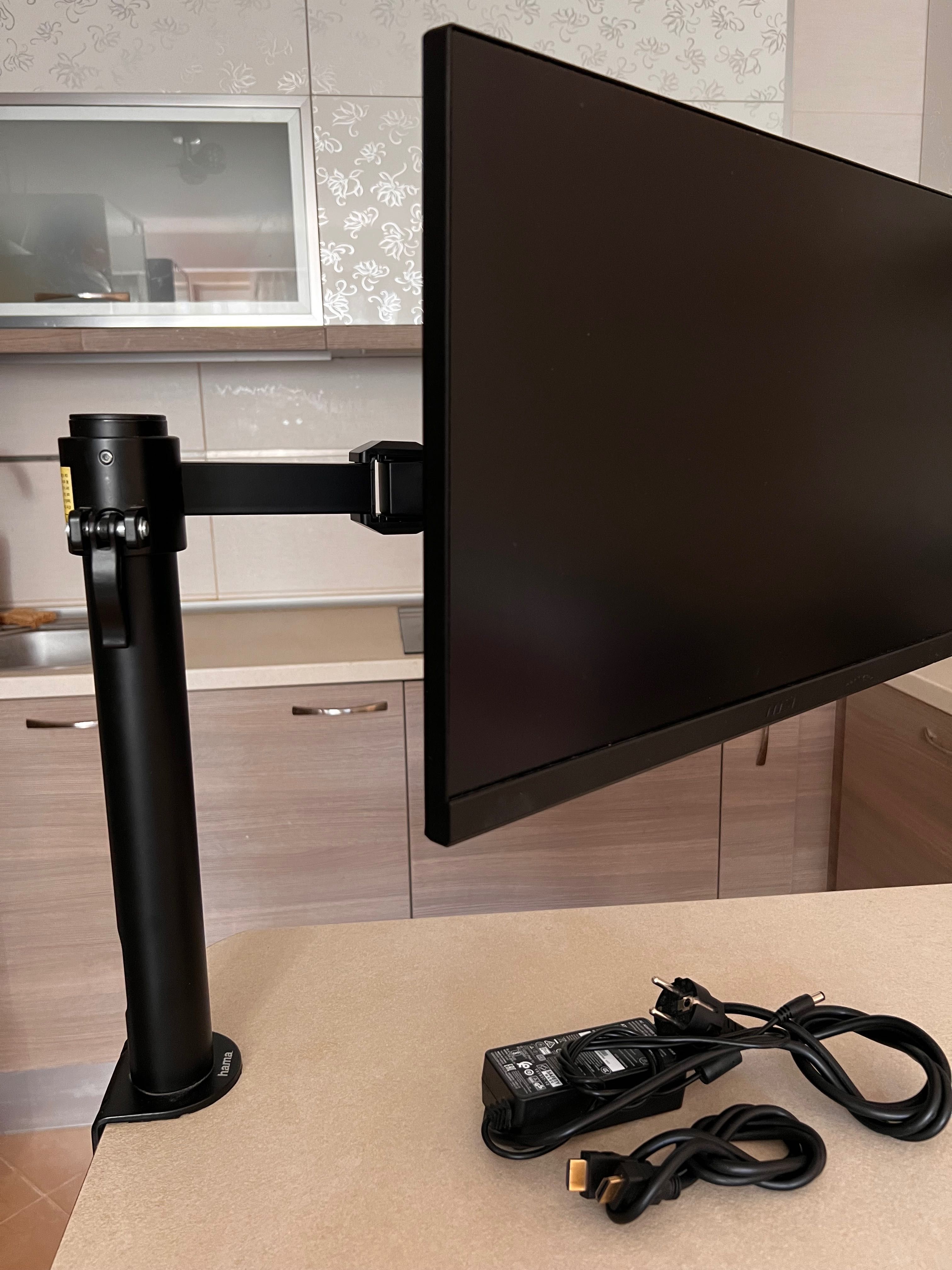 Геймърски монитор MSI Optix G241 23,8 144Hz + стойка Hama в подарък