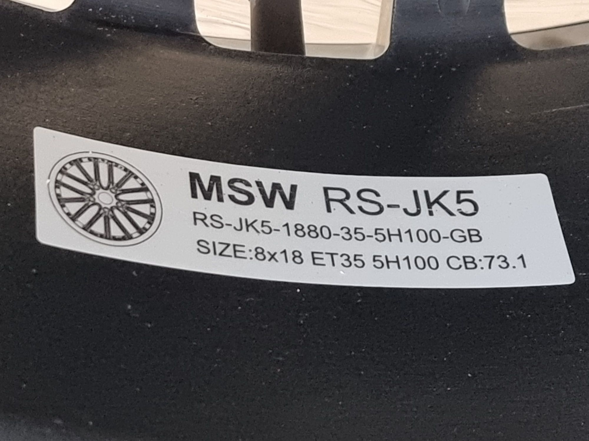 Джанти MSW(by O.Z) RS JK5 5x100 8x18